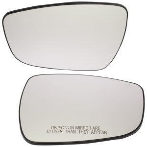 Mirror Glass Pair/Set for Hyundai Accent 2012-2017, Right (Passenger) and Left (Driver), Non-Heated with Backing Plate- Replacement