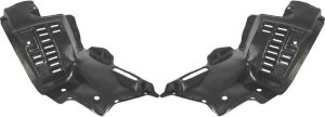 Front Fender Liner Pair/Set for Infiniti Q45 1997-2001, Right (Passenger) and Left (Driver) Front Section - Replacement Parts