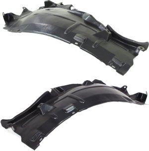 Front Fender Liner Pair/Set for 2003-2008 INFINITI FX35, Right (Passenger) and Left (Driver) Rear Section Replacement