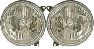 Pair/Set - Headlight Assembly for 2005-2007 Liberty, Right (Passenger) and Left (Driver), Halogen, Replacement