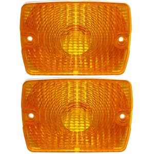 Standard Type Signal Light Pair/Set for 1994-1995 Jeep Wrangler, Right (Passenger) and Left (Driver) Replacement