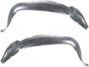 Front Fender Liner Pair/Set for Jeep Grand Cherokee 1993-1998, Right (Passenger) and Left (Driver) Side Replacement