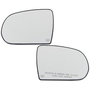 Heated Mirror Glass Replacement Pair/Set for 2014-2023 Jeep Cherokee, Auto-Dimming, Memory Function, Right (Passenger) and Left (Driver), w/o Blind Spot Detection, Signal Light.