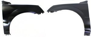Front Fender Pair/Set for KIA Sorento 2003-2009, Right (Passenger) and Left (Driver), Primed (Ready to Paint), Base/LX Models Replacement