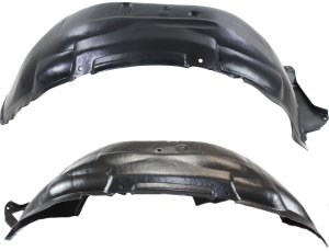 Front Fender Liner Pair/Set for Kia Sorento 2003-2006, Includes Right (Passenger) and Left (Driver) Sides, Replacement