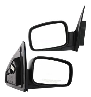 Power Mirror Pair/Set for Kia Sorento EX Model 2003-2009, Right (Passenger) and Left (Driver), Manual Folding, Heated, Paintable, Replacement