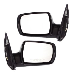 Power Mirror Pair/Set for KIA Sedona 2006-2008, Right (Passenger) and Left (Driver), Manual Folding, Non-Heated, Paintable Replacement