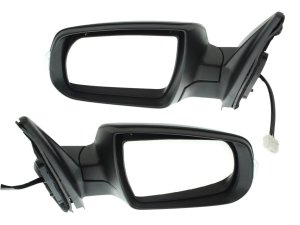 Power Mirror Pair/Set for 2011-2015 Sorento, Right (Passenger) and Left (Driver), Manual Folding, Heated, Paintable, with Signal Light, without Blind Spot Detection and Memory, Replacement