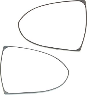 Mirror Glass Pair/Set for KIA Sportage 2011-2016, Right (Passenger) and Left (Driver), Non-Heated, w/ Backing Plate Replacement