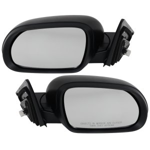 Power Mirror Pair/Set for Kia Soul 2020-2021, Right (Passenger) and Left (Driver), Manual Folding, Non-Heated, Textured, Manual Transmission, LX Model Replacement