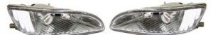Front Fog Light Assembly Pair/Set for Lexus RX330 (2004-2006) / RX350 (2007-2009), Includes Right (Passenger) and Left (Driver) Lights, Replacement
