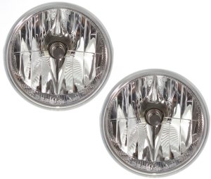 Front Fog Light Assembly for 2003-2004 Lincoln Navigator, Right (Passenger) and Left (Driver) Replacement Set