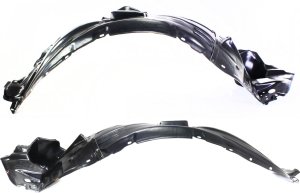 Front Fender Liner Pair/Set for Lexus IS300 2003-2005, Right (Passenger) and Left (Driver) Side Replacement