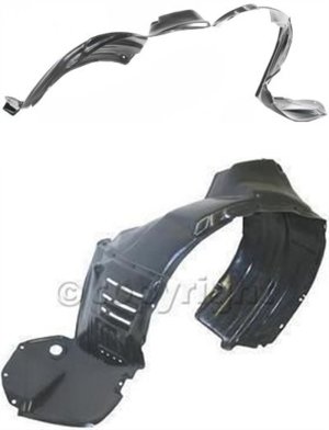Front Fender Liner Pair/Set for Lexus RX330 (2004-2006), RX350 (2007-2009) Right (Passenger) and Left (Driver) Sides Replacement