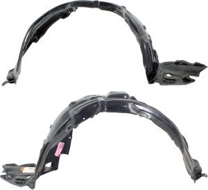 Front Fender Liner Pair/Set for Lexus GS430 2006-2007, Right (Passenger) and Left (Driver) Replacement