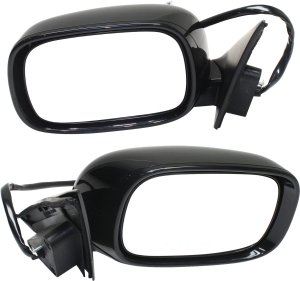 Power Folding Mirror Pair/Set for Lexus LS430 2001-2006, Right (Passenger) and Left (Driver), Heated, Paintable, with Memory and Puddle Light, Replacement