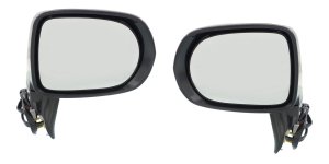 Mirror Pair/Set for Lexus RX350/RX450H 2010-2012, Right (Passenger) and Left (Driver), Power, Manual Folding, Heated, Paintable, w/ Memory, Puddle Light, Signal Light, Japan Built Vehicle Replacement