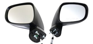 Power Mirror Pair/Set for Lexus ES350 2008-2009, Right (Passenger) & Left (Driver), Manual Folding, Heated, Paintable, with Memory, Without Auto Dimming, Blind Spot Detection, Signal Light Replacement