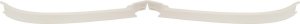 Headlight Cover Molding Pair/Set for Mercedes-Benz ML-Class (1998-2005), Lower, Right (Passenger) and Left (Driver), Replacement