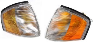 Assembly Corner Light for Mercedes-Benz C-Class 1994-2000, Right (Passenger) and Left (Driver) Park Light, Replacement Pair/Set, Compatible with 202 Chassis