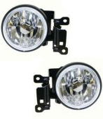 Front Fog Light Assembly for 2000-2004 Mitsubishi Montero Sport, Right (Passenger) and Left (Driver) Side, Replacement Pair/Set