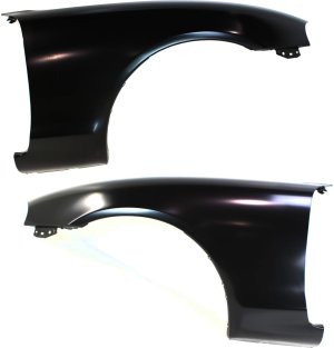 Front Fender Pair/Set for Mazda Miata 1999-2005, Right (Passenger) and Left (Driver), Primed (Ready to Paint) Replacement