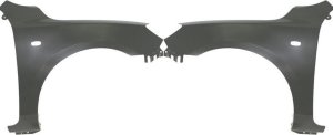 Front Fender Pair/Set for Mazda Mazda 3 2004-2009, Hatchback, Right (Passenger) and Left (Driver), Primed (Ready to Paint), Without Turbo, Replacement