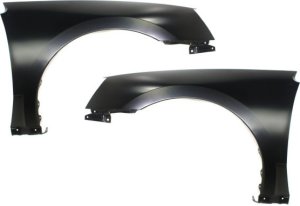 Pair/Set - Front Fender for Mitsubishi Galant 2004-2012, Right (Passenger) and Left (Driver), Primed (Ready to Paint) Replacement Set