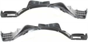 Front Fender Liner Pair/Set for Mitsubishi Lancer 2002-2004, Right (Passenger) and Left (Driver) Replacement