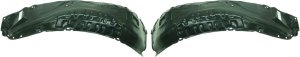 Front Fender Liner Pair/Set for Mazda RX-8 2004-2008, Right (Passenger) and Left (Driver) Rear Section, Replacement