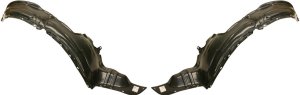 Front Fender Liner for MPV 2004-2006, Right (Passenger) and Left (Driver), Pair/Set of 2, Without Rocker Moldings, Replacement