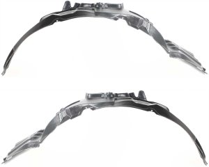 Front Fender Liner Pair/Set for Mitsubishi Eclipse 2007-2012, Right (Passenger) and Left (Driver) Side Replacement