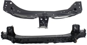Radiator Support Set for 2007-2009 Mitsubishi Outlander, Upper and Lower Tie Bar, Set of 2, Replacement