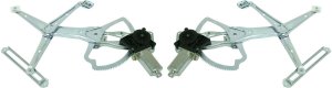 Pair/Set - Front Window Regulator with Motor for Mercedes-Benz ML-Class (1998-2005), Right (Passenger) and Left (Driver), Power, (163) Chassis, Replacement Set
