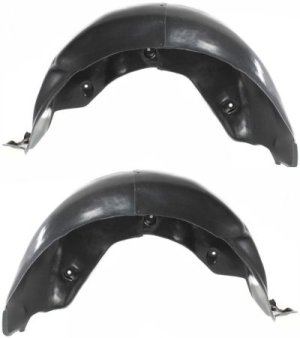 Rear Fender Liner Pair/Set for Mercedes-Benz S-Class 1994-1999, Right (Passenger) & Left (Driver) Side Replacement