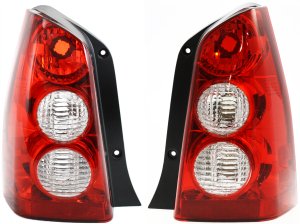Tail Light Pair/Set for Mazda Tribute 2005-2006, Right (Passenger) and Left (Driver), Lens and Housing Replacement