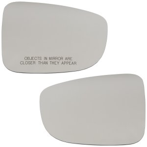 Mirror Glass Pair/Set for 2017-2018 Mazda Mazda 3 and Mazda 6, Right (Passenger) and Left (Driver), Non-Heated, Without Blind Spot Detection, Replacement