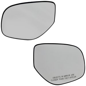 Heated Mirror Glass Pair/Set for Mitsubishi Outlander 2014-2020 / Outlander Sport 2015-2022, Right (Passenger) & Left (Driver), with Signal Light, without Blind Spot Detection, Replacement