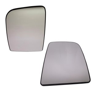 Mirror Glass Pair/Set for 2010-2023 Mercedes-Benz Sprinter, Right (Passenger) & Left (Driver), Upper, Heated, Non-Towing, w/ Backing Plate Replacement