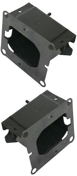 Front Bumper Bracket Pair/Set for Nissan Maxima 2004-2008, Right (Passenger) and Left (Driver) Stay Mounting Included, Replacement