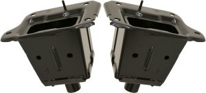 Front Bumper Bracket Mounting Pair/Set for Nissan Altima 2007-2013, Steel, Right (Passenger) and Left (Driver), Compatible with Coupe 2008-2013 and Sedan 2007-2012, Replacement