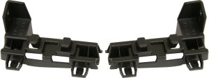 Front Bumper Bracket Pair/Set for Ford Explorer 2006-2010, Right (Passenger) and Left (Driver) Side Reinforcement, Plastic Replacement
