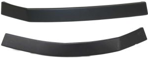 Front Bumper Molding Pair/Set for 2004-2008 Infiniti Armada, 2004-2015 Titan, 2004-2010 QX56, Right (Passenger) and Left (Driver), Primed (Ready to Paint) Replacement