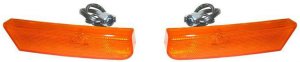 Front Side Marker Light Assembly for 2002-2004 Nissan XTERRA, Right (Passenger) and Left (Driver), Replacement Pair/Set