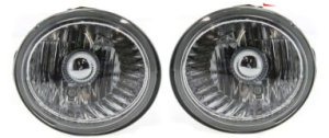 Front Fog Light Assembly for 2003-2005 Infiniti FX35 and 2003-2007 Nissan Murano, Right (Passenger) and Left (Driver), Replacement Pair/Set