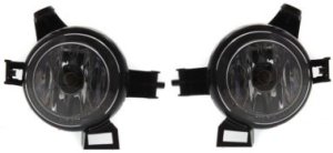 Front Fog Light Assembly Pair/Set for 2005-2006 Nissan Altima and 2004-2006 Quest, Right (Passenger) and Left (Driver) Replacement