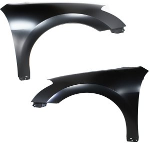 Front Fender Pair/Set for Nissan Maxima 2004-2008, Right (Passenger) and Left (Driver), Primed (Ready to Paint) - Replacement