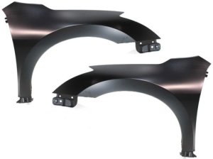 Front Fender Pair/Set for Nissan Altima Sedan 2007-2012, Right (Passenger) and Left (Driver), Primed (Ready to Paint), Steel Replacement