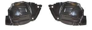 Front Fender Liner Pair/Set for Nissan Pathfinder 1999-2004, Right (Passenger) and Left (Driver) Front Section, From December 1998, Replacement