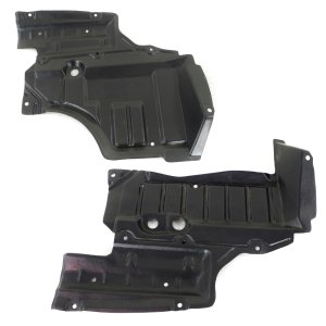 Front Engine Splash Shield Pair/Set for 1993-1997 Nissan Altima, Right (Passenger) and Left (Driver) Sides, Replacement
